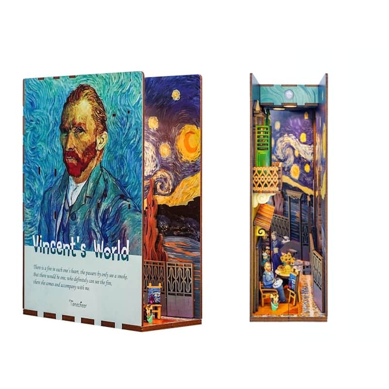 DIY 3D Book Nook Kit - Vincent's World 80pcs