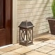 preview thumbnail 3 of 4, San Vicente II Solar Lantern -Antique Bronze (4/cs)
