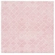 preview thumbnail 35 of 56, SAFAVIEH Handmade Abstract Birdie Modern Wool Rug 6' Square - Pink/Ivory