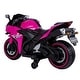 preview thumbnail 50 of 56, Ride-On Electric Motorcycle for Kids, 12V Battery, Throttle Control, LED Wheels, and MP3, Ages 3+