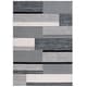 preview thumbnail 17 of 25, SAFAVIEH Odyssey Vala Modern Abstract Rug 4' x 6' - Dark Grey/Black Ivory - Rectangle