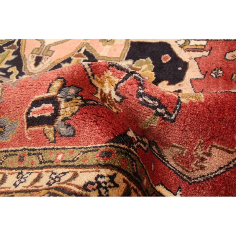 ECARPETGALLERY Hand-knotted Sarabi Red Wool Rug - 6'7 x 9'6