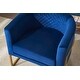 preview thumbnail 5 of 5, Upholstered velvet chair Gold metal bracket, medieval living room office tea room lounge chair with curved backrest