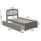 preview thumbnail 25 of 84, Richmond Solid Wood Platform Bed with Footboard & Twin XL Trundle