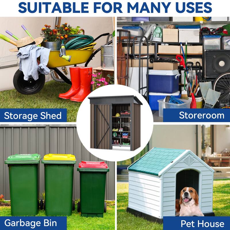 Steel Outdoor Storage Shed