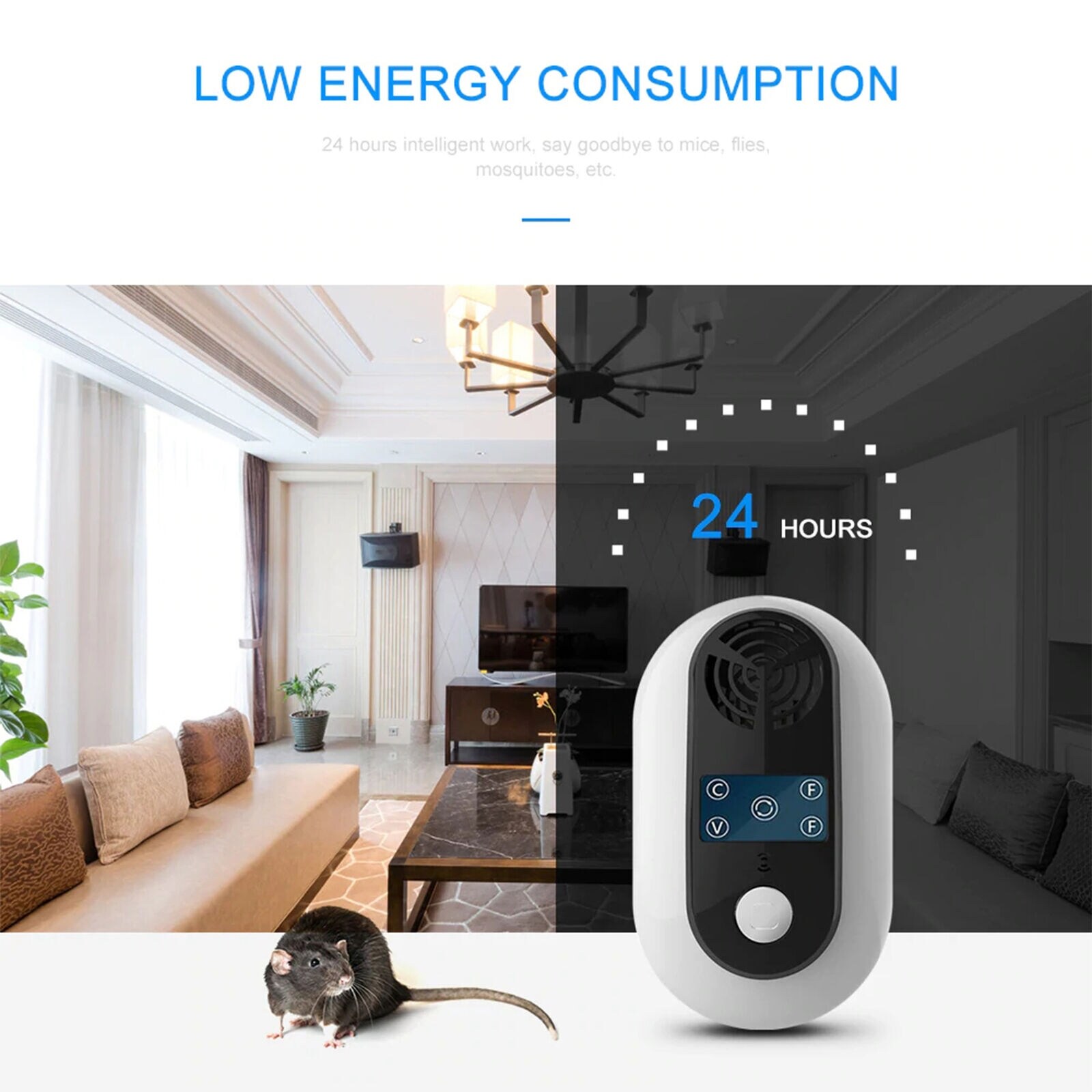 Shop For Ultrasonic Electronic Pest Repeller Mouse Repellent Plug In Pest Control For Spiders Mosquito Roach Bed Bug Ants Flea S Get Free Delivery On Everything At Overstock Your Online Home Improvement Shop Get 5 In Rewards With Club O