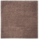 preview thumbnail 34 of 140, SAFAVIEH August Shag Solid 1.2-inch Thick Area Rug 3' Square - Taupe