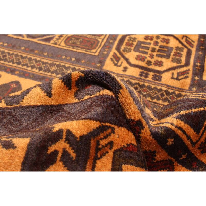 ECARPETGALLERY Hand-knotted Teimani Dark Grey Wool Rug - 4'0 x 6'8