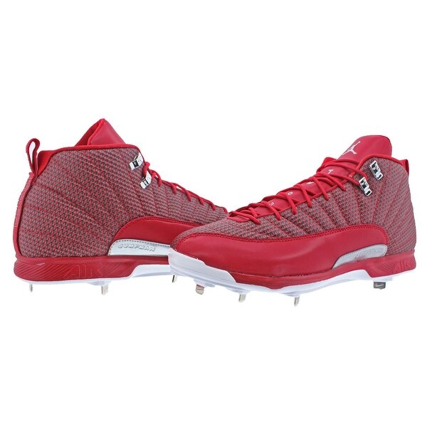 red metal cleats