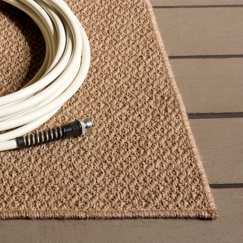 SAFAVIEH Sisal Performance Kasia Washable Indoor/Outdoor Rug - Weather Resistant & Easy Cleaning