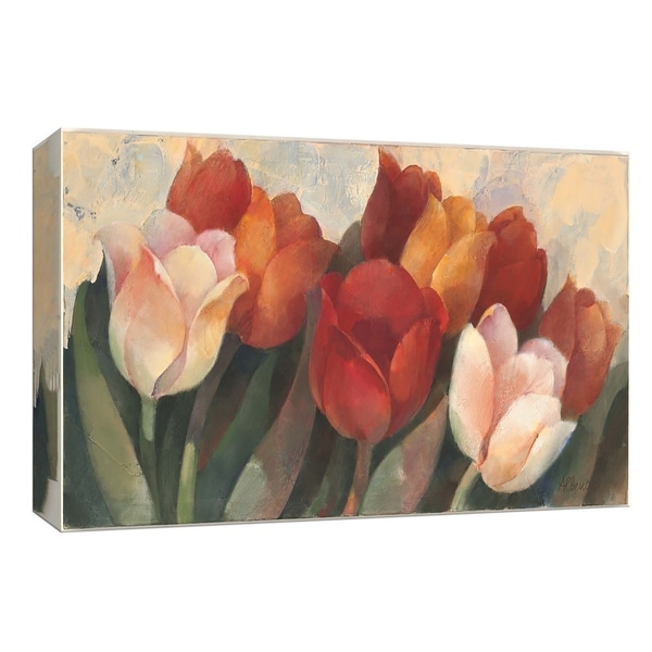 PTM Images 9-153909 PTM Canvas Collection 8" x 10" - "Time for Tulips" Giclee Flowers Art Print on Canvas