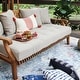 preview thumbnail 19 of 21, Cambridge Casual Chara Teak Outdoor Daybed with Cushion