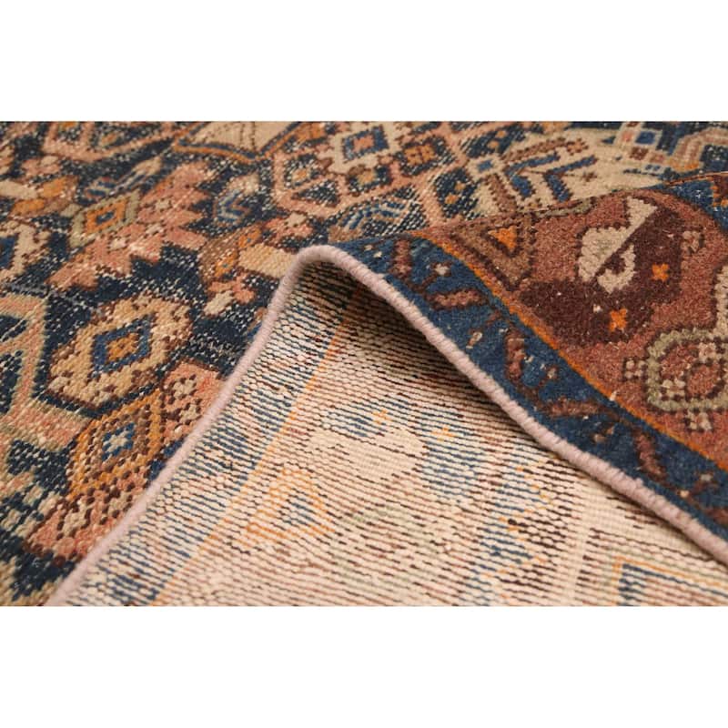 ECARPETGALLERY Hand-knotted Antalya Vintage Brown Wool Rug - 4'2 x 6'8