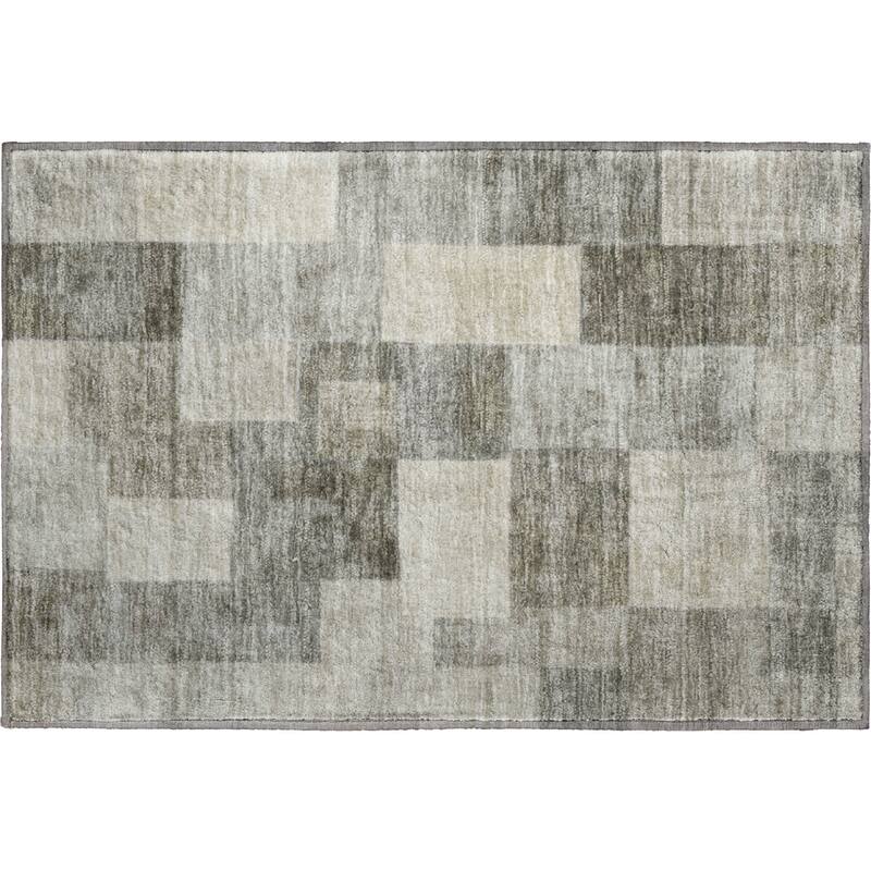 Premium Washable Super Soft Contempory Checker Mayfield Rug