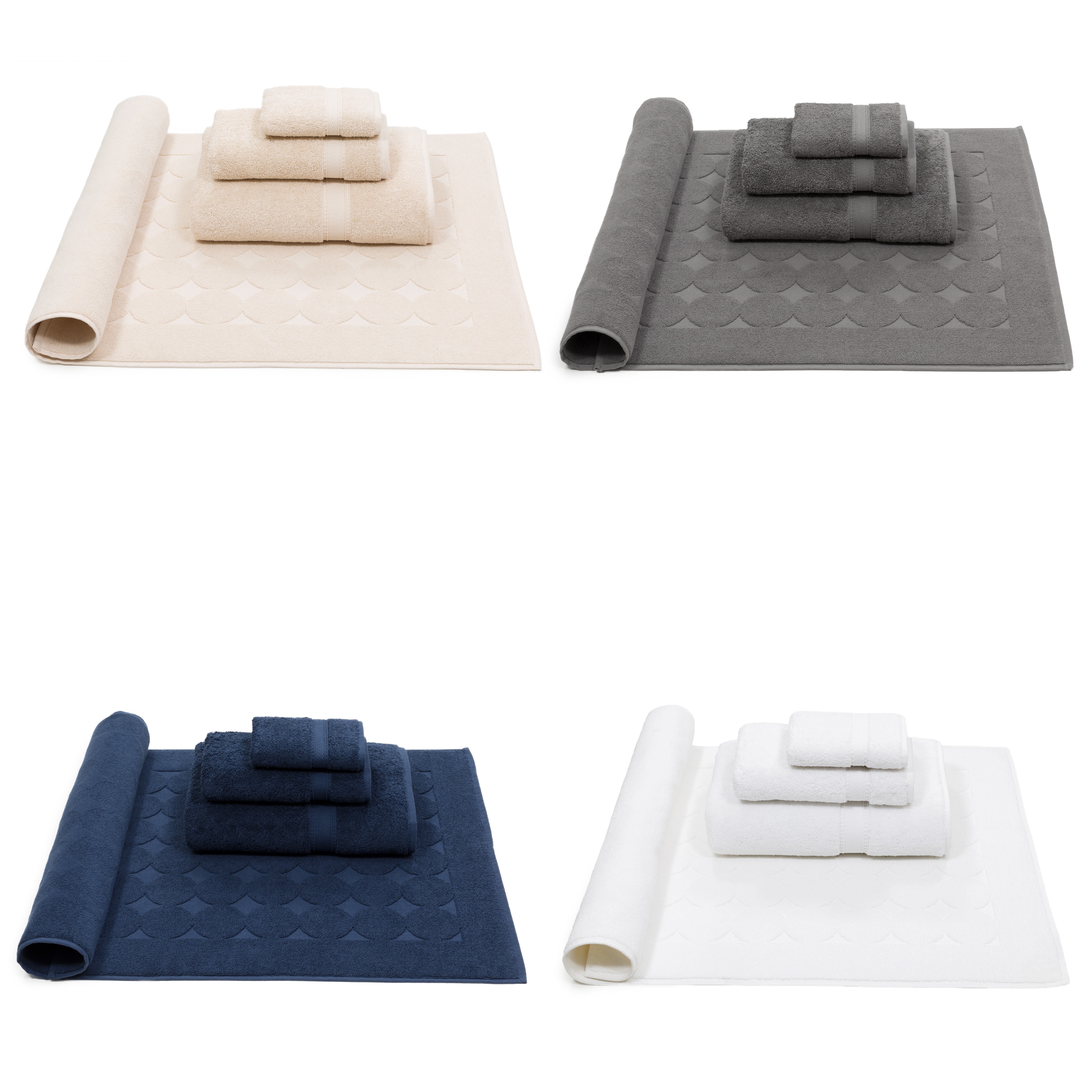 как выглядит Authentic Hotel and Spa Turkish Cotton 4-piece Towels Set фото