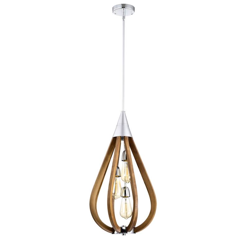 Flann 14 Inch Farmhouse Water Drop Pendant Chandelier 1-Light