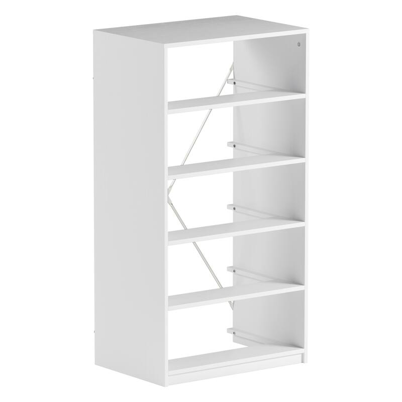 Modern Minimalist 5-Drawer Dresser with Large Fabric Drawers