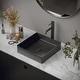 preview thumbnail 7 of 6, Karran Cinox Stainless Steel Square Vessel Sink