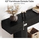 preview thumbnail 21 of 47, Farmhouse 2-Tier Entryway Table for Living Room, Hallway, Foyer
