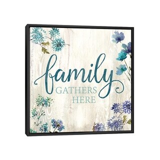 iCanvas "Family Gathers Here" by Conrad Knutsen Framed Canvas Print ...