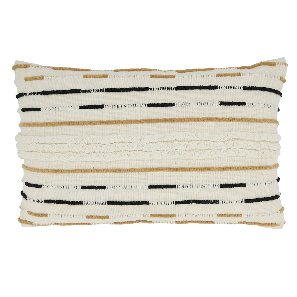 Structured Style Corded Throw Pillow