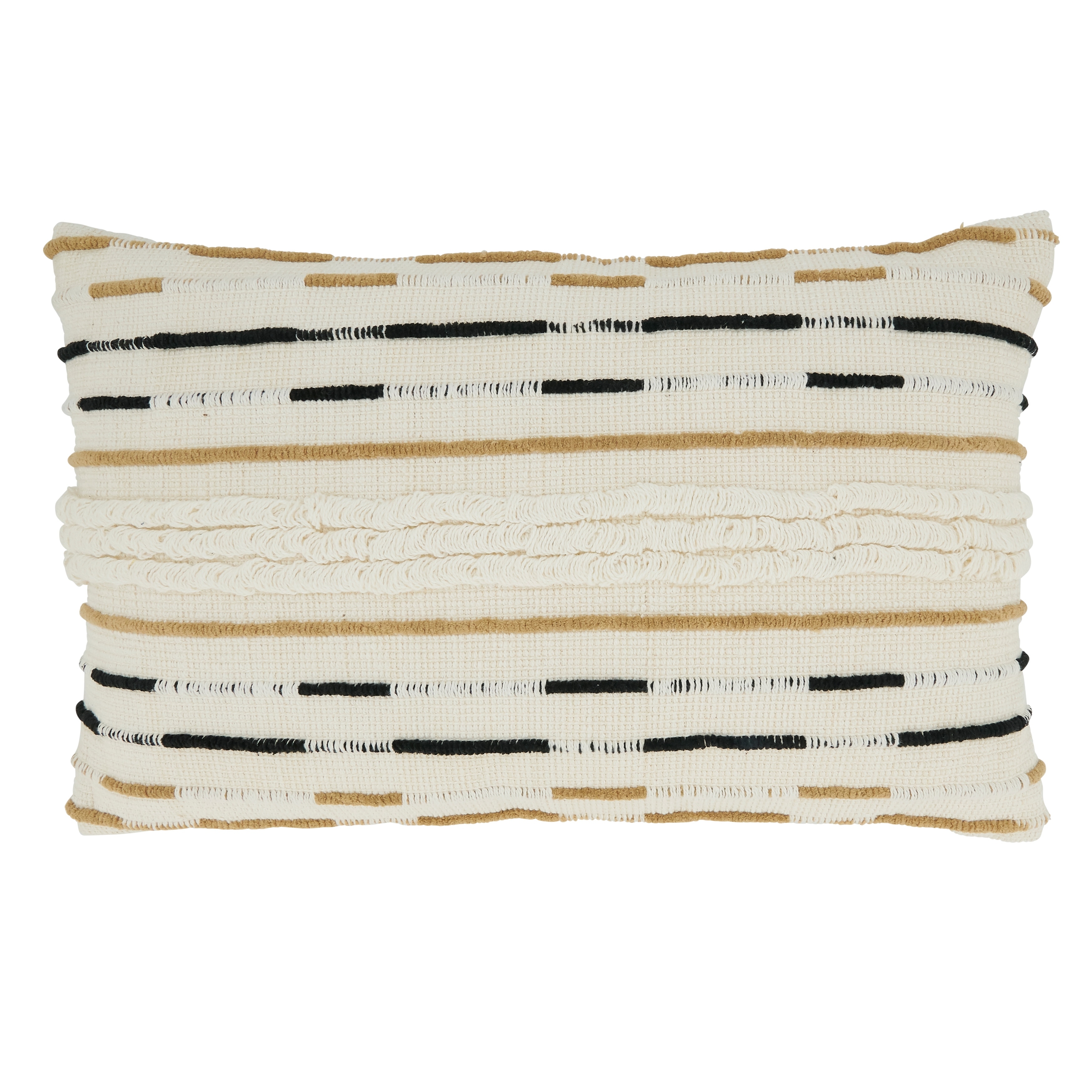 Structured Style Corded Throw Pillow