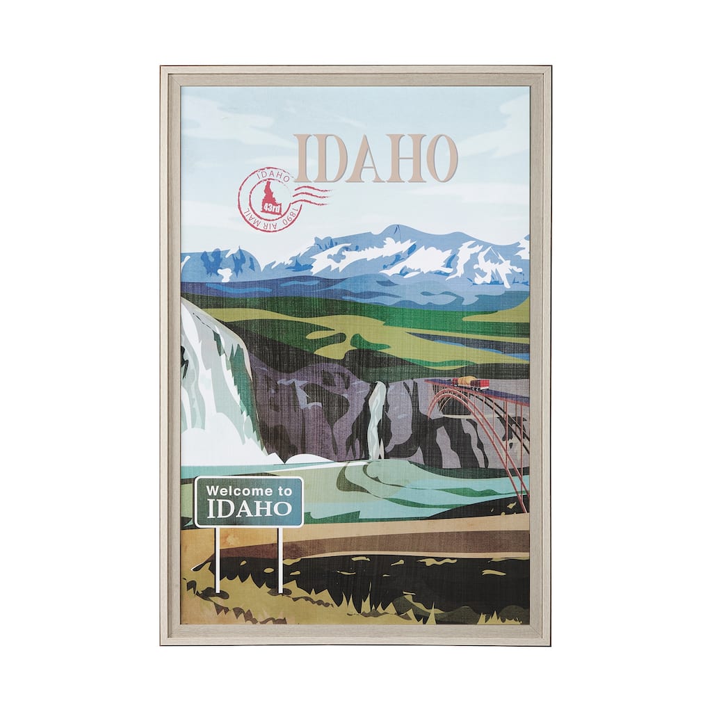 Idaho Go (XL) Framed Art Print