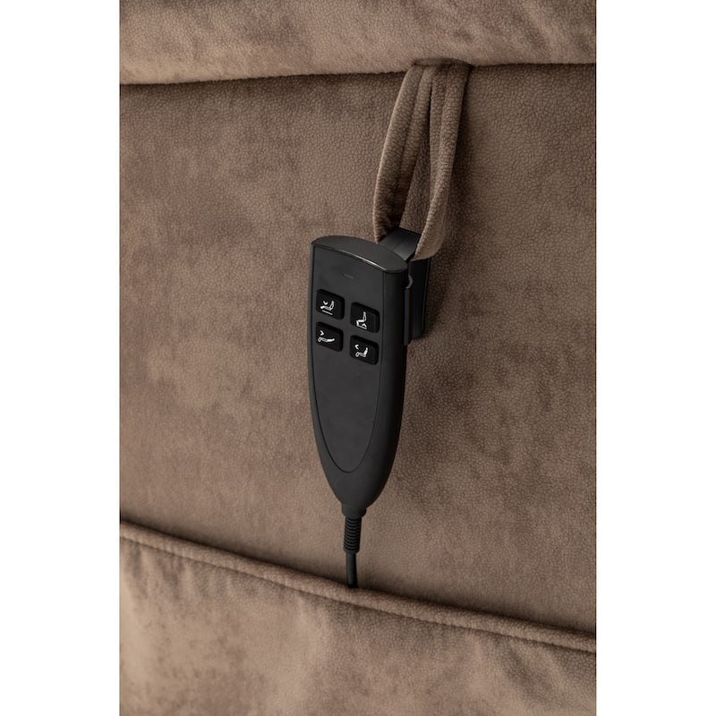 Silent‑Motor Recliner Chair with Infinite Recline & Remote