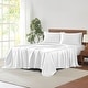 preview thumbnail 9 of 26, Modern Threads 100% Tencel Lyocell 4-Piece Sheet Set White - California King