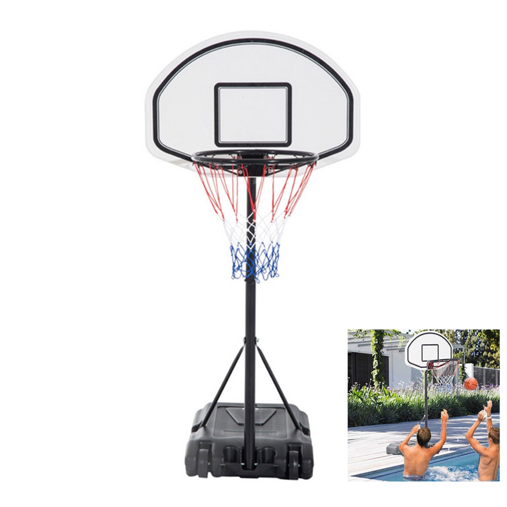 Shop Poolside Basketball Hoop System Portable Swimming Pool