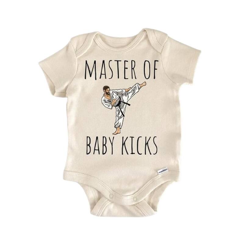 Karate Martial Arts Belt - Baby Boy Girl Clothes Infant Bodysuit Funny Cute Newborn
