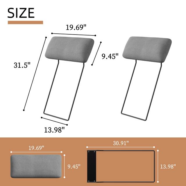 Futzca Modern L-shaped Convertible Sectional Sofa w/ Reversible Chaise