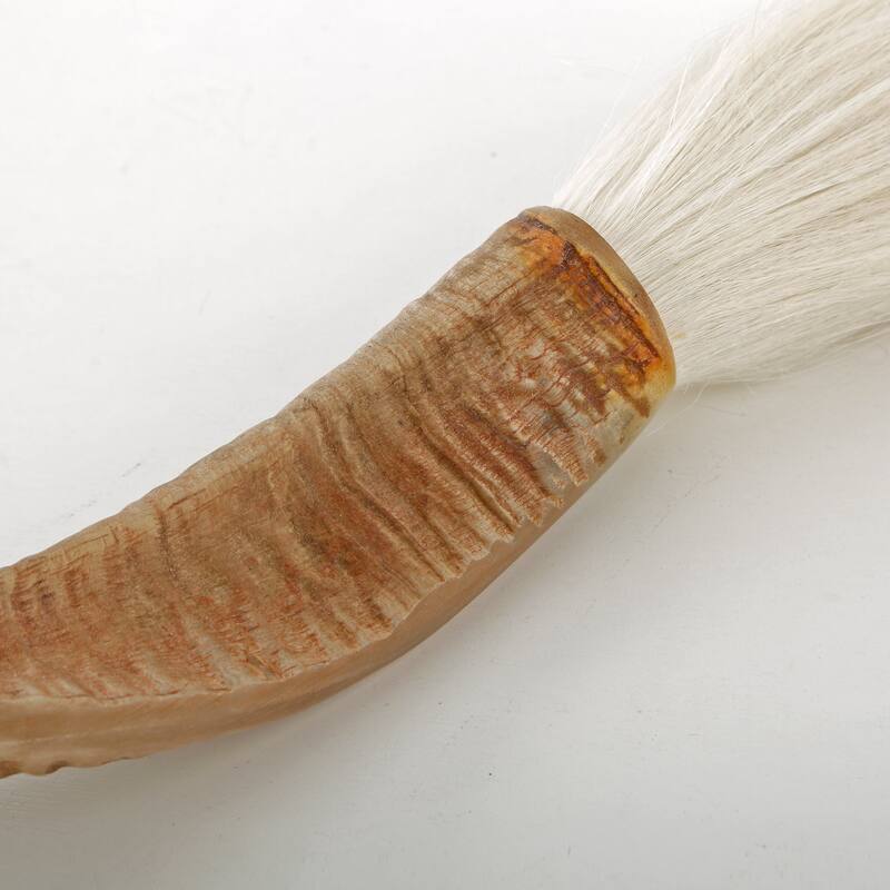 Artissance 12.6" Brown Ram Horn Calligraphy Brush ( Approx 14" Long, Size and Color Vary)