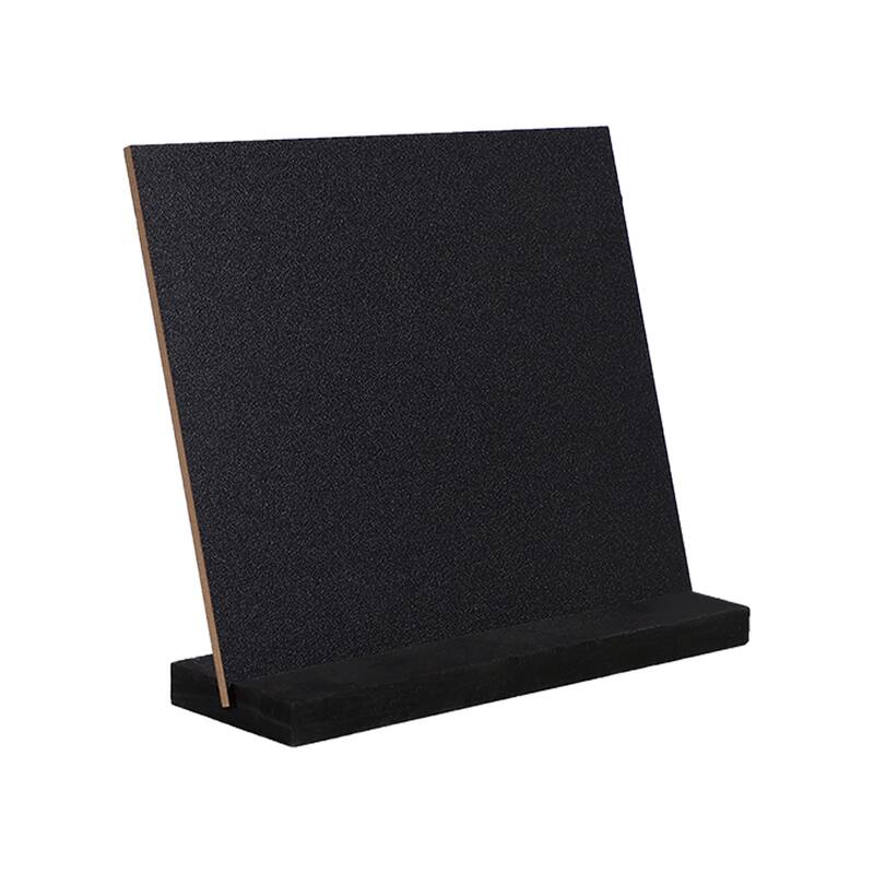 Wood Mini Chalkboard Sign w Easel Stand for Weddings Double Side Sign - Black