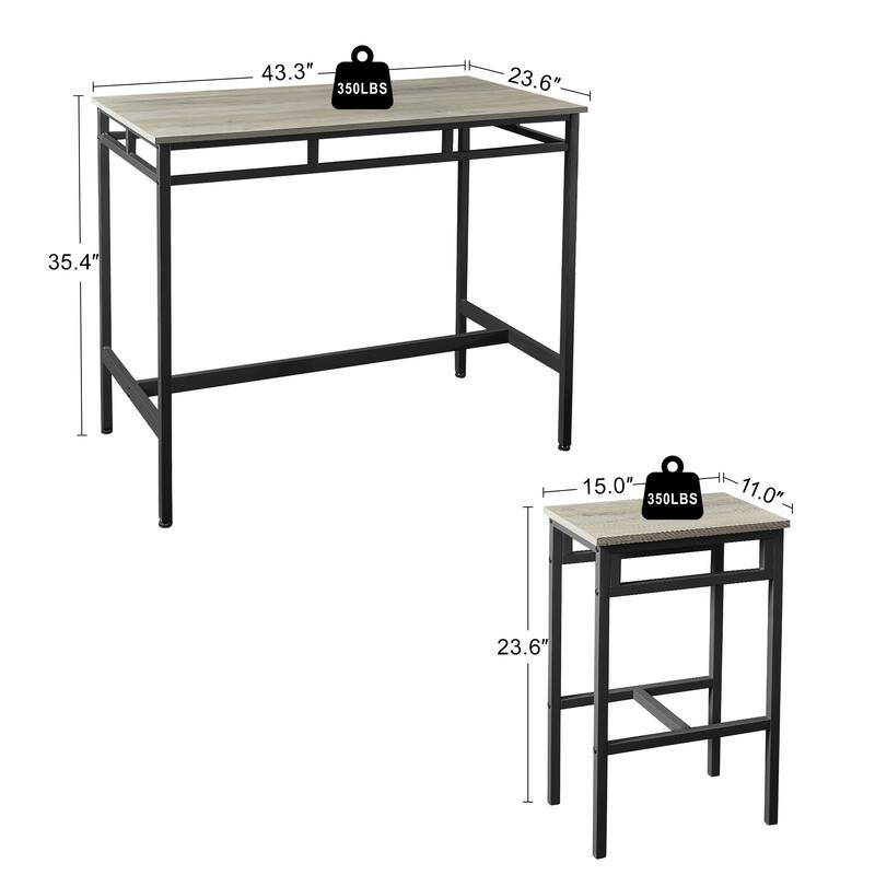 Bar table set 5PC Dinging table set