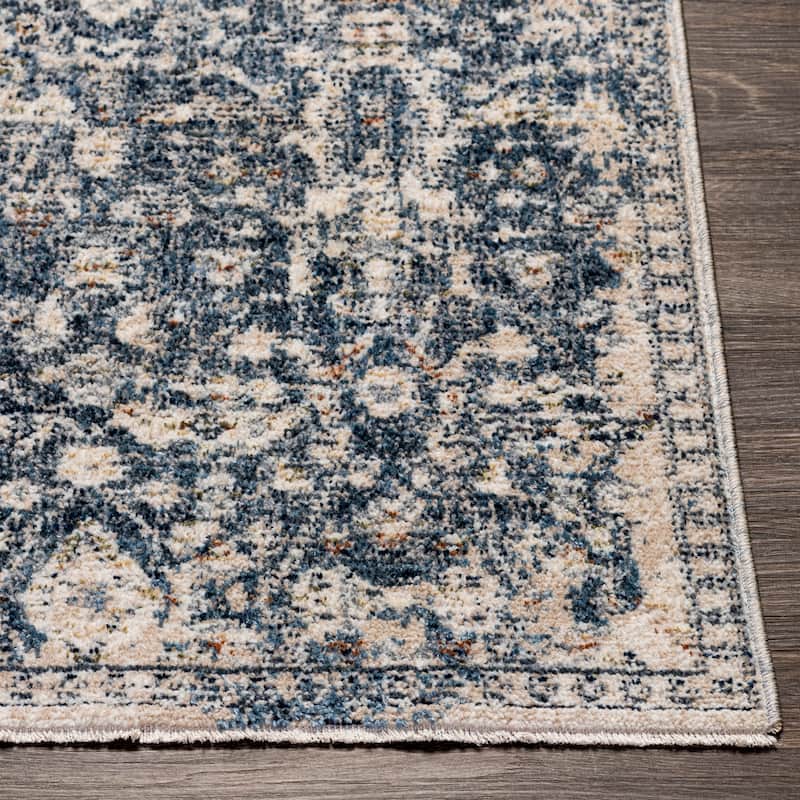 Artistic Weavers Sundari Vintage Blue Patterned Area Rug