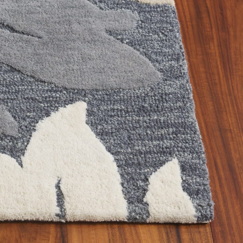 SAFAVIEH Handmade Jardin Jappe Country Botanical Wool Rug