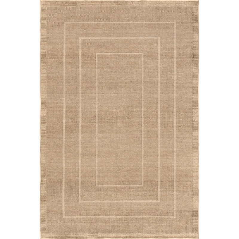 Nuloom Madie SuperiorWash Transitional Bordered Easy-Jute Machine Washable Area Rug