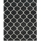 preview thumbnail 112 of 164, SAFAVIEH Hudson Shag Ogee Trellis 2-inch Thick Area Rug 8' Square - Dark Grey/Ivory - Square