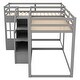 preview thumbnail 18 of 16, Metal Twin-over-Twin Bunk Bed with Guardrails, Separable into 2 Beds, Space-Saving