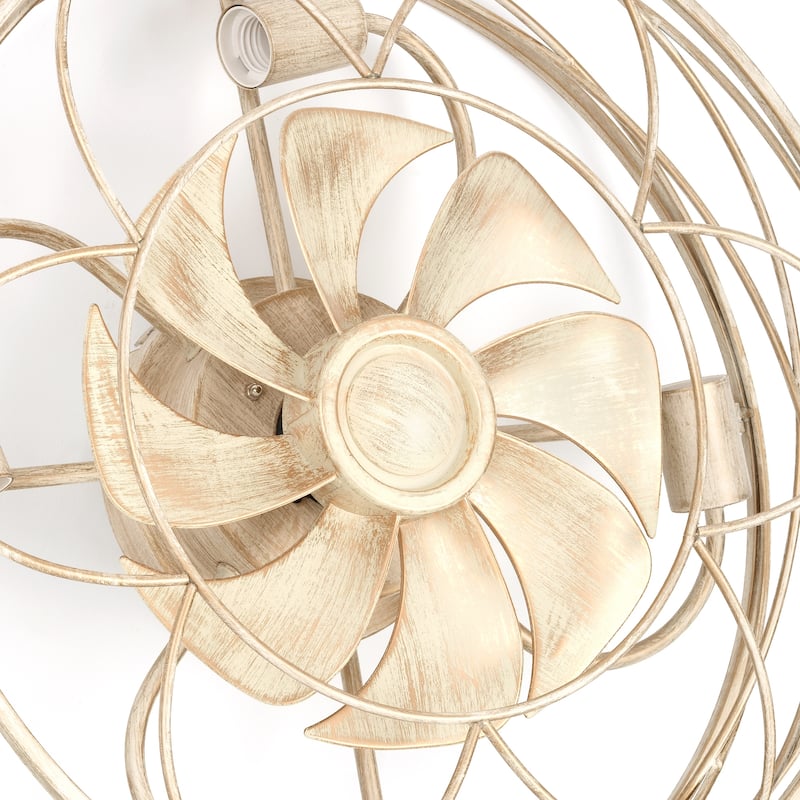 20" Farmhouse Reversible Caged Ceiling Fan - 20 Inches