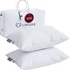 preview thumbnail 1 of 6, Canadian Resort Pillow Down Alternative Bed Pillows Jumbo - Set of 2