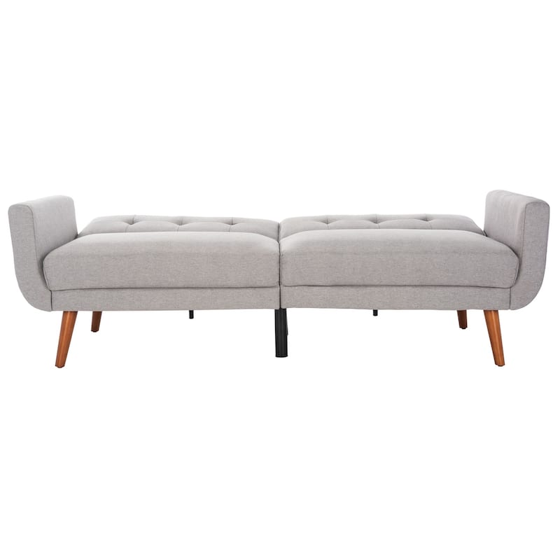 SAFAVIEH Bushwick Mid-century Foldable Futon Sofa Bed - 82.3" x 34.3" x 34.3"