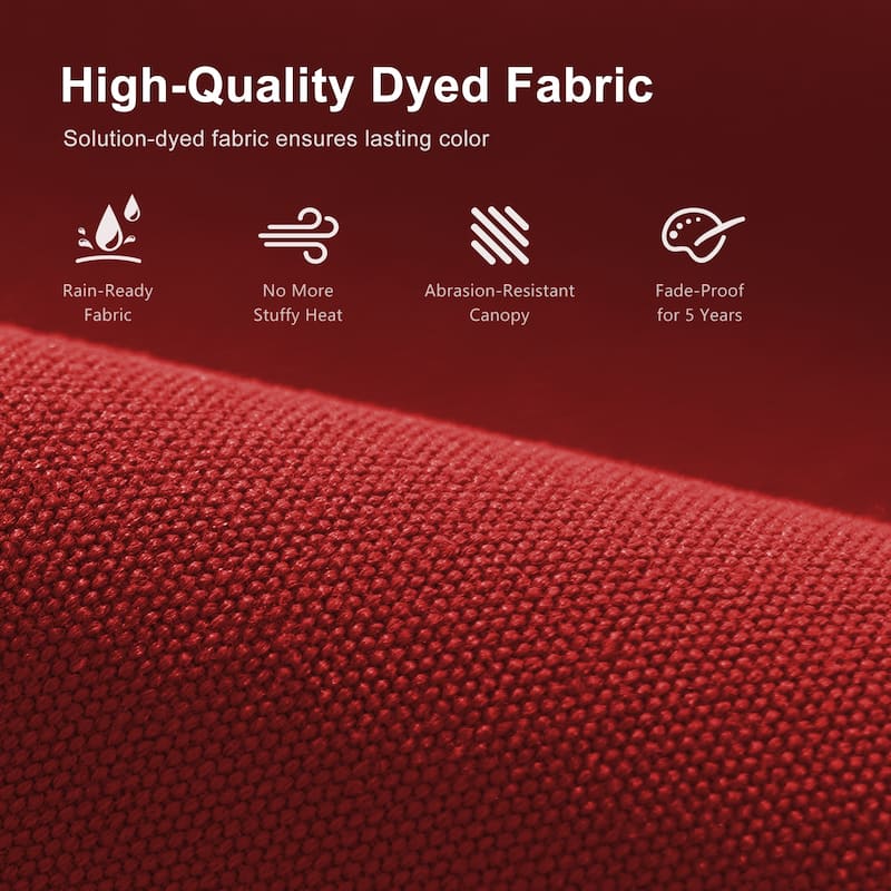 Outdoor 10FT LED Patio umbrella for Garden