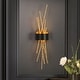 preview thumbnail 16 of 15, Modern Gold LED Wall Sconce Contemporary Branch Design Vanity Light - W5.1" x H21.7" x D3.7"