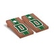 preview thumbnail 1 of 3, Dartmouth Big Green 2x4 Pro Cornhole Boards - V1 Include Carrying Case
