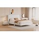 preview thumbnail 12 of 13, Sturdy and Stylish Kids' Solid Wood Platform Bed with Twin Trundle for Comfortable Sleep