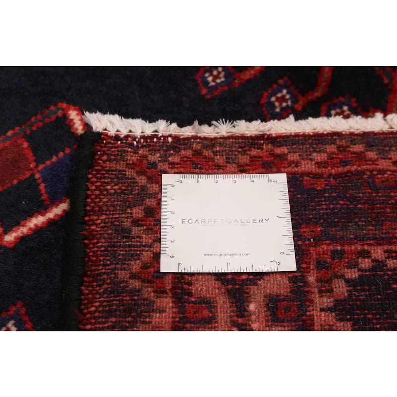 ECARPETGALLERY Hand-knotted Anadol Navy Wool Rug - 3'9 x 9'8
