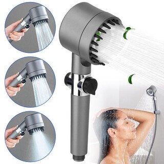High Pressure 4-in-1 Handheld Shower Head 3 Spray Settings - Bed Bath ...