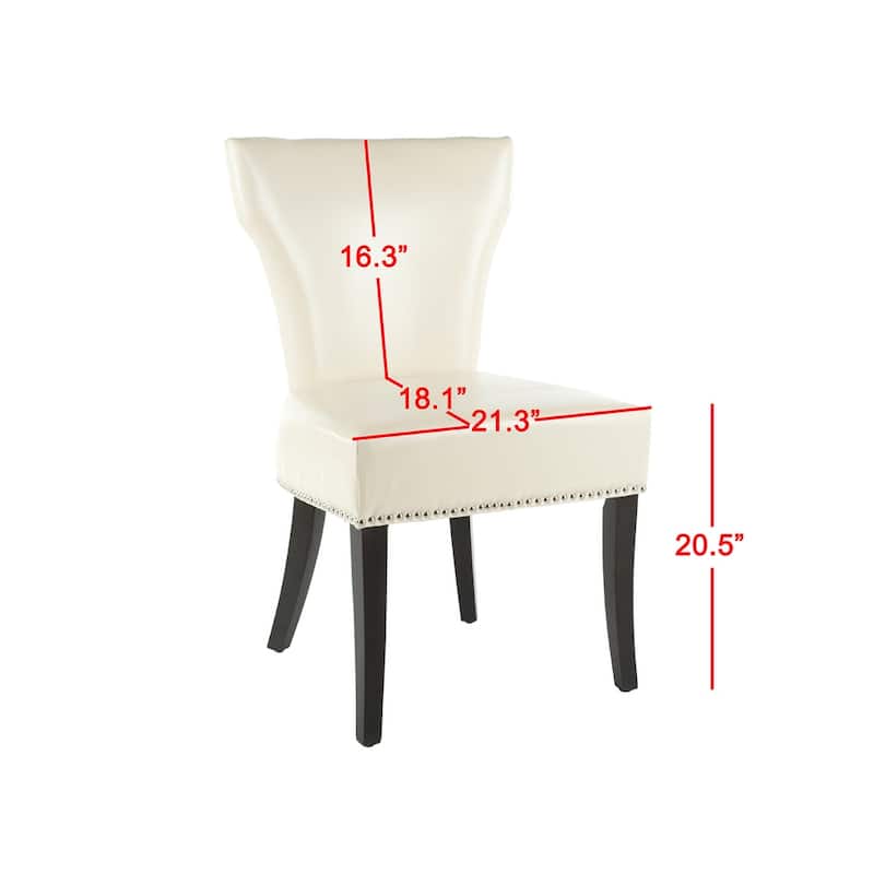 SAFAVIEH Tashina Nailhead Dining Chair (Set of 2) - 23Wx26Dx37H